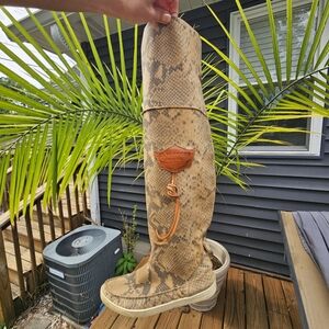 El Vaquero Tall Slouchy Leather Boho Boots